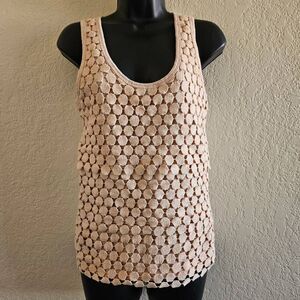 J. Crew Crochet Knit Tank Top